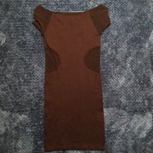 Black mini dress